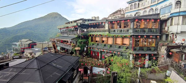 Jioufen Village Taipei Apr 2022 Beatutiful View Jioufen Village New — стоковое фото