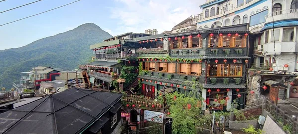 Jioufen Village Taipei Apr 2022 Beatutiful View Jioufen Village New — Stok fotoğraf