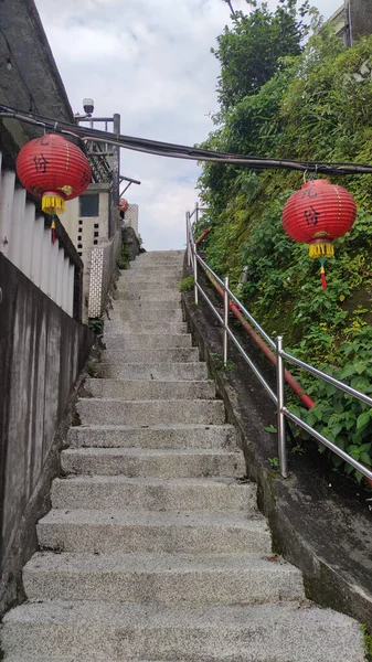 Jioufen Village Taipei Apr 2022 Beatutiful View Jioufen Village New — Stock Photo, Image