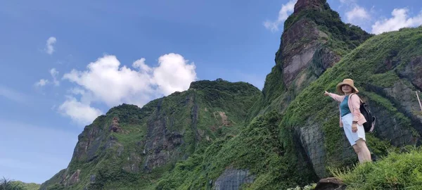 Nanya Strange Rocks New Taipei City Července 2022 Podivné Skály — Stock fotografie