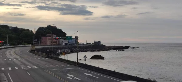 Shuinan Dong Taibu Coastal Highway New Taipei City Jul 2022 — Stock Photo, Image