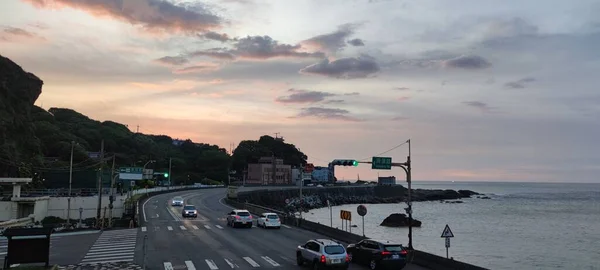 Shuinan Dong Taibu Coastal Highway New Taipei City Jul 2022 — Stock Photo, Image