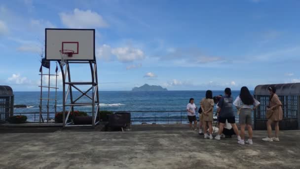 Daxi Daan Temple Front Basket Court Yilan County Jul 2022 — Video