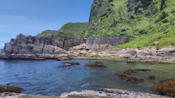 Strange Rocks Rocks Stretching Hundreds Meters Can Said Bamboo Shoot — Stockvideo