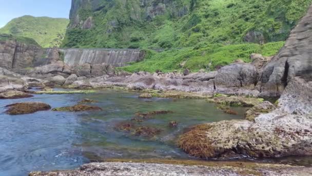 Strange Rocks Rocks Stretching Hundreds Meters Can Said Bamboo Shoot — Stock Video