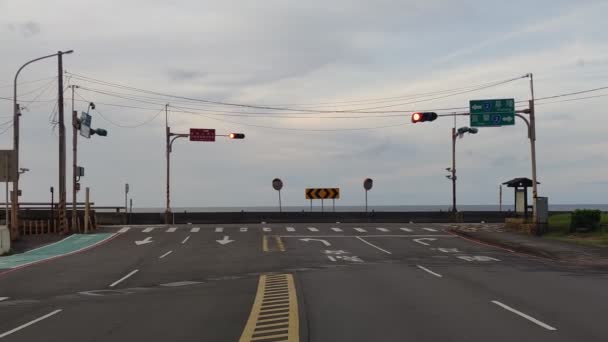 Shuinan Dong Taibu Coastal Highway New Taipei City 2022 Július — Stock videók