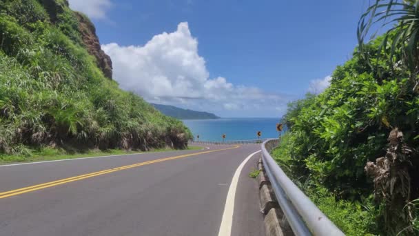 Peony Township Pingtung County Jul 2022 Kenting Xuhai Красиві Краєвиди — стокове відео