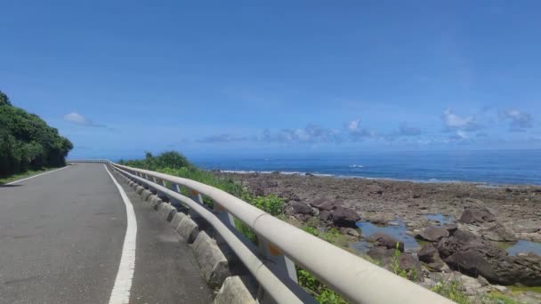 Peony Township Pingtung County Jul 2022 Kenting Xuhai Beautiful Scenery — Stockvideo