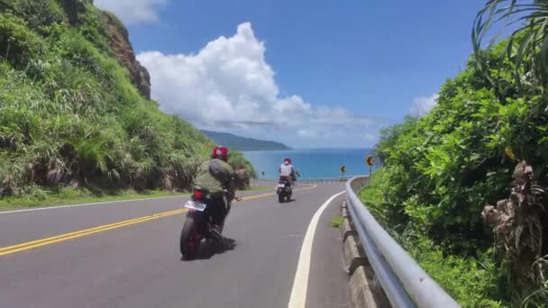 Peony Township Pingtung County Jul 2022 Kenting Xuhai Beautiful Scenery — Stockvideo