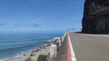 Peony Township, Pingtung County - 9 Temmuz 2022: Kenting, Xuhai Tayvan 'ın güneyinde güzel manzara, Xuhai, Kending, Pingtung County