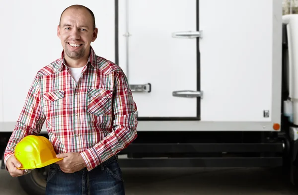 Trabajador feliz — Foto de Stock