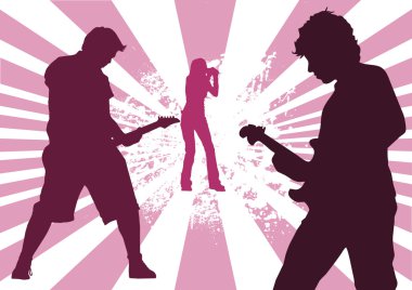 müzik grubu (benim görüntüleri yapılan herhangi bir tasarım için büyük)