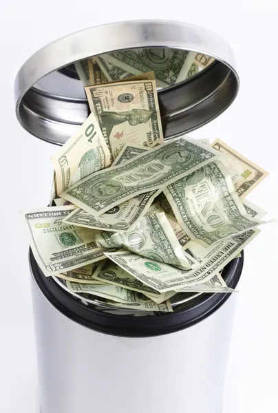 Dollar-bin — Stockfoto