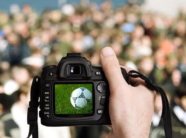 Voetbal — Stockfoto