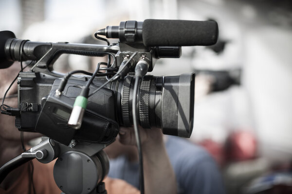 Съемки новостей
