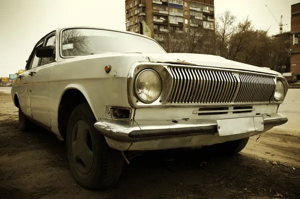 Carro grunge — Fotografia de Stock