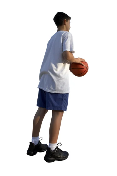 Jonge basketbal-speler — Stockfoto