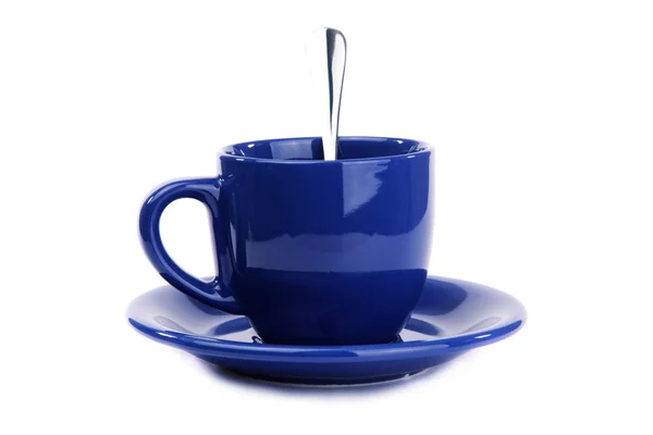 Голубая чашка — стоковое фото