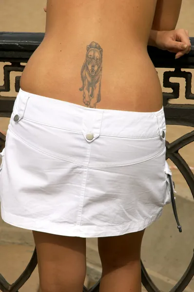 섹시 한 엉덩이 바디 아트 — 스톡 사진