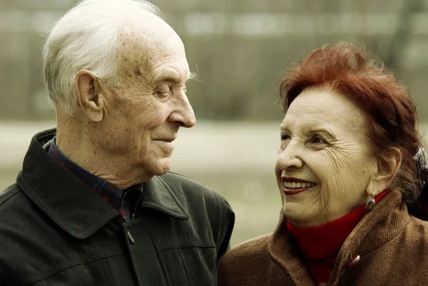 História de amor sênior — Fotografia de Stock