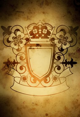 sıcak vintage arka plan koyu kenarlık