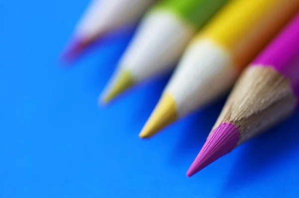 Verschillende kleur potloden — Stockfoto