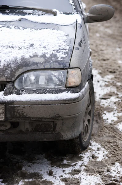 Špinavé auto — Stock fotografie