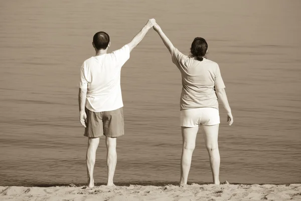 Pareja de ancianos — Foto de Stock