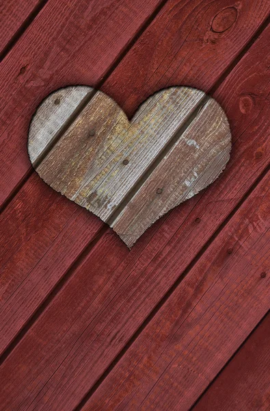 3D wooden heart — Stock Photo, Image