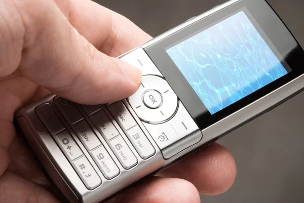 Modern mobiltelefon — Stockfoto