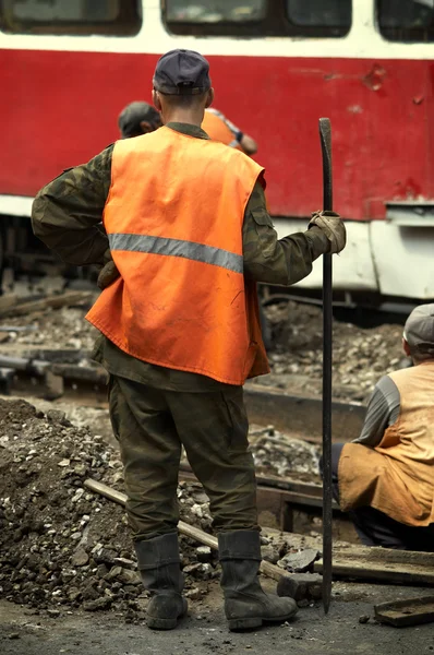 Repair men(special photo fx) — Stock Photo, Image