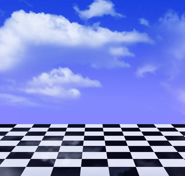 Sky and chess — Stock Photo, Image