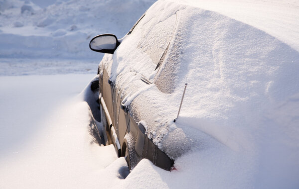 after snowfall