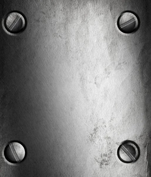 Placa de metal — Fotografia de Stock