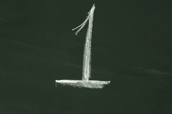 Blackboard with number — Stock Photo, Image