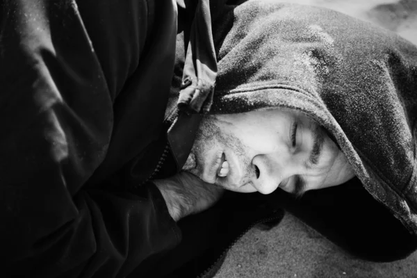 Bezdomovci spánek — Stock fotografie