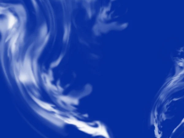 Humo azul abstracto — Foto de Stock