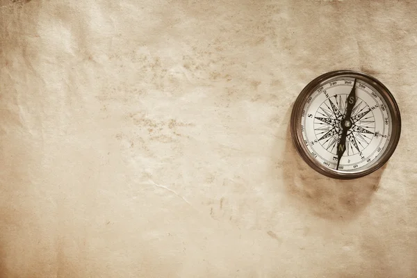 Background with compass — Stock Photo, Image