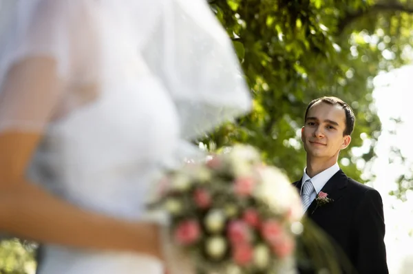 Happy wedding day — Stock Photo, Image