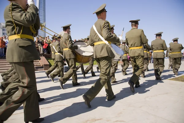 Banda de bronce del ejército — Foto de Stock