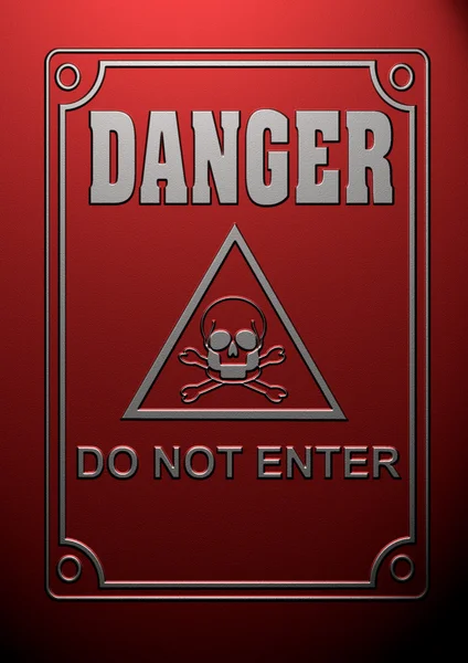 Danger symbol — Stock Photo, Image