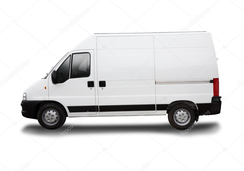 commercial white van