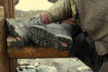 Bacaklarım yaşlı Boots