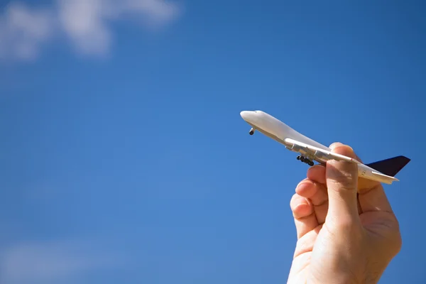 Tijd voor reizen door de lucht — Stockfoto