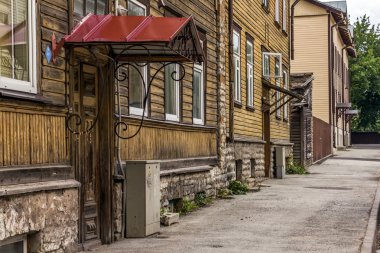 Tallinn şehir merkezinde tente mimarisi