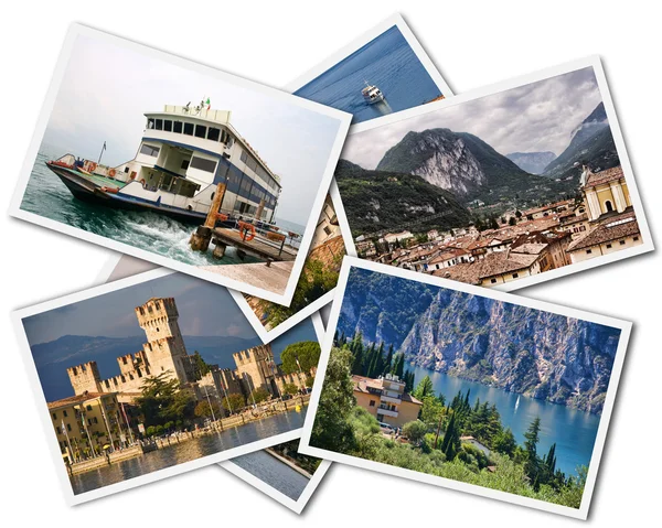 Lake Garda Collage — Stock Photo, Image
