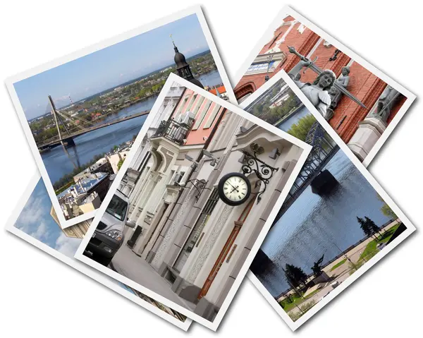 Riga Collage — Stock Photo, Image