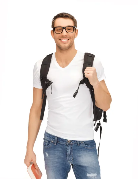 Studente viaggiante — Foto Stock