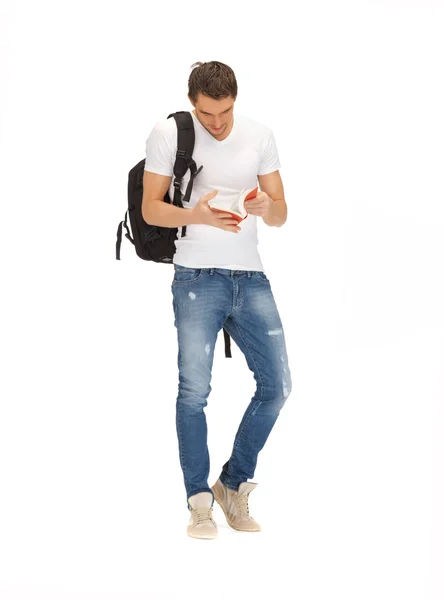 Travelling student — Stock Photo, Image