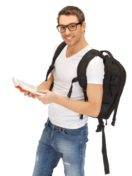 Travelling student — Stock Photo, Image